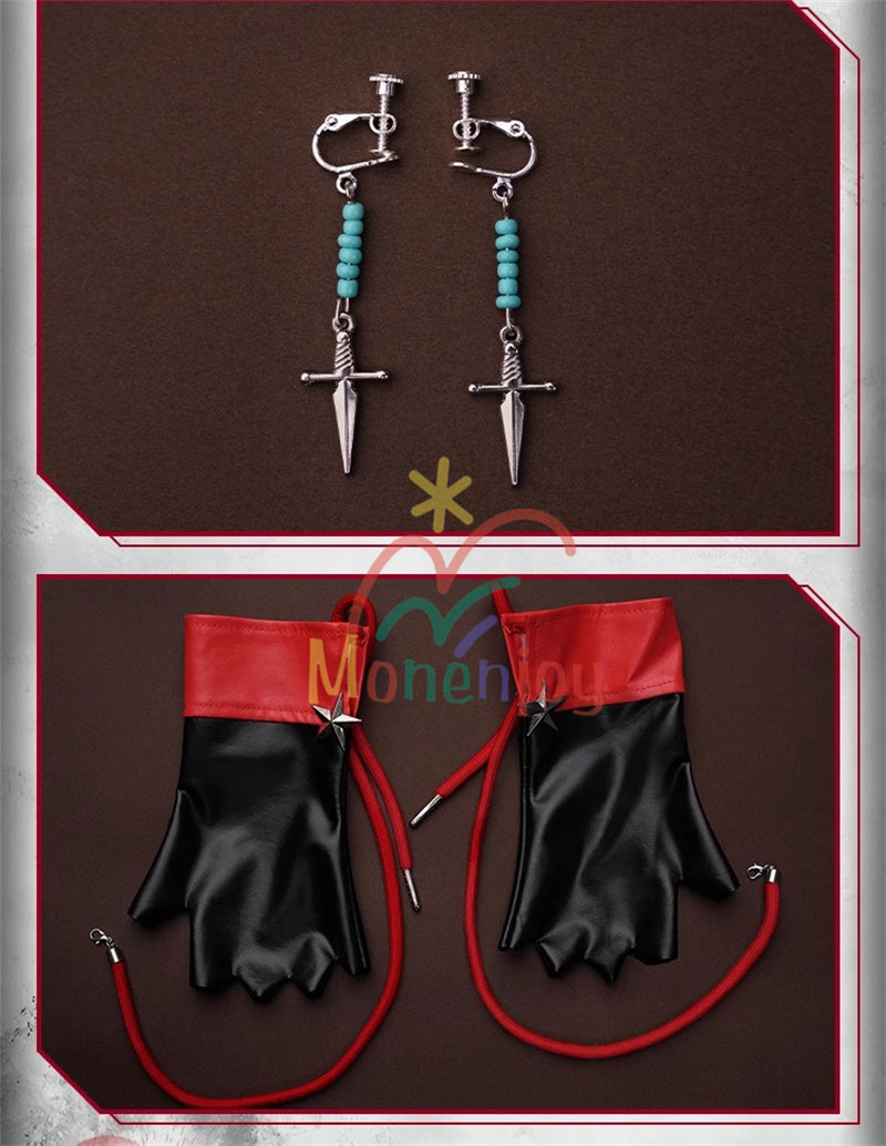 Monenjoy アークナイツ 新約エクシア コスプレ衣装刺繍柄　3ｄ樹脂アクセサリー　 高再現度 戦闘服デザイン　  Exusiai the New Covenant