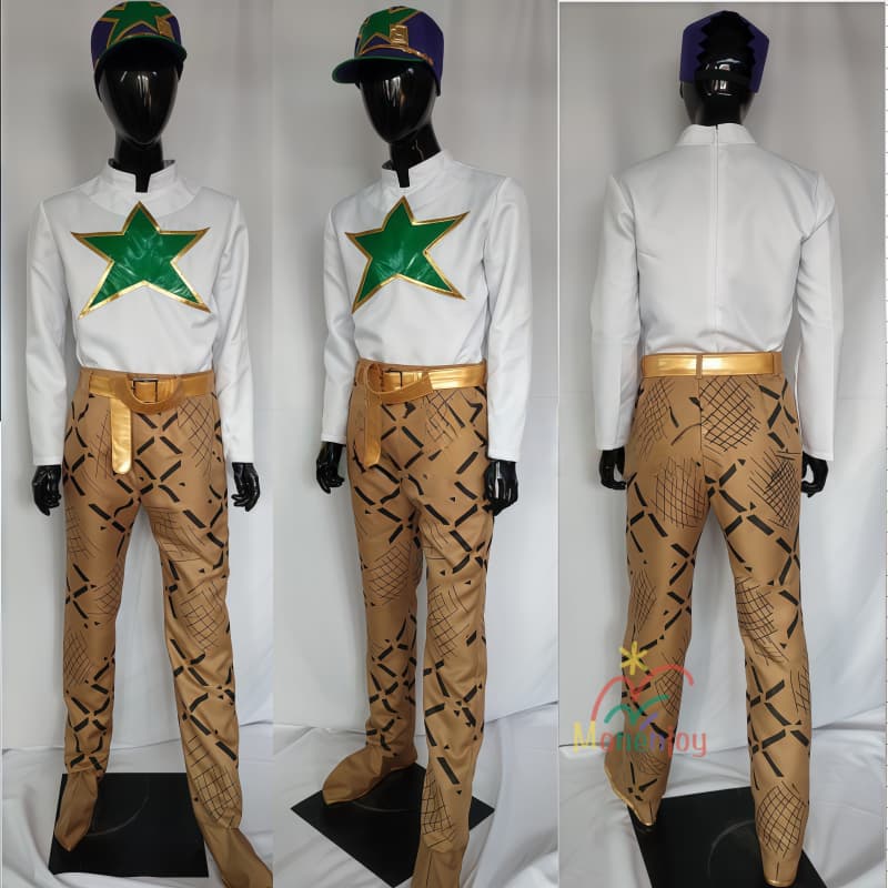 Monenjoy ジョジョの奇妙な冒険　空条承太郎　コスプレ衣装　帽子付　空条徐倫　コスプレ衣装　コスチューム　イベント