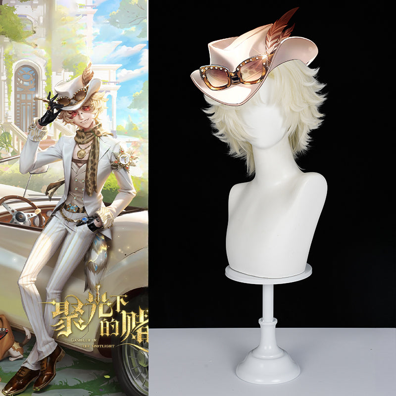 Monenjoy アイデンティティ5 探鉱者　トゥルース＆リーズニング　カツラ　34cm 第五人格/IdentityV　ウィッグ　コスプレ道具 - Monenjoy