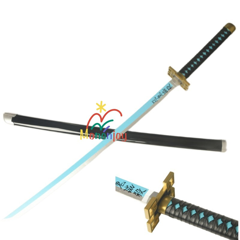 Monenjoy　鬼滅の刃    時透 無一郎　日輪刀　104㎝　武器モデル　日本刀　霞柱  きめつのやいば　サムライ　剣士　ハロウィン