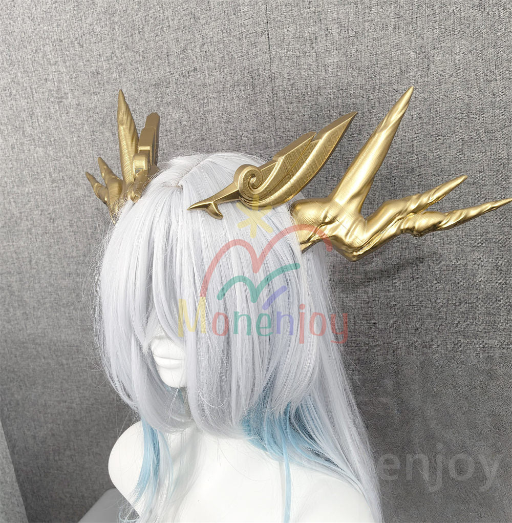 Monenjoy　アークナイツ 音律聯覚2026 司霆レイズ コスプレ道具　角　剣モデル　Leizi the Thunderbringer　イベント舞台対応 MONENJOY
