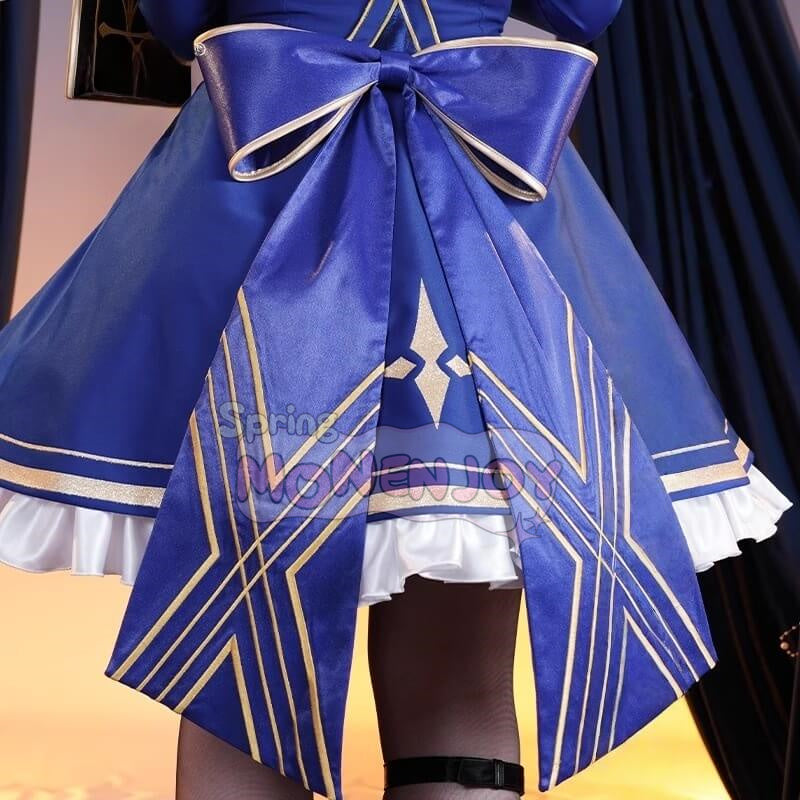 Monenjoy 崩壊スターレイル セイバー Saber　コスプレ衣装　ワンピース　戦闘服　ブルー色　イベントGS1423 - Monenjoy