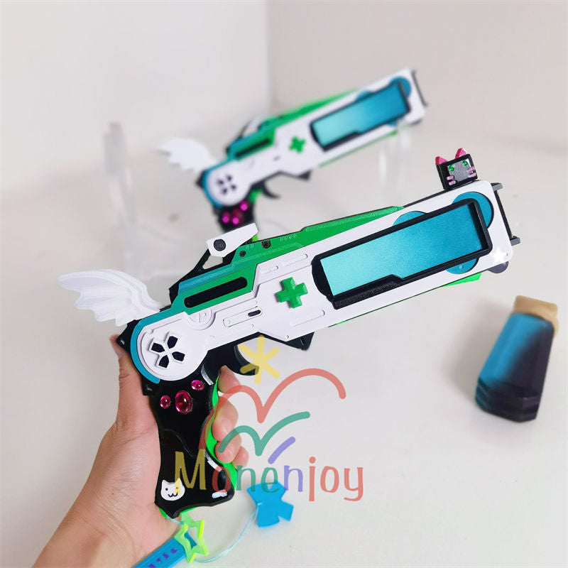 Monenjoy 鳴潮 リンネー スペクトル・ブラスター モチーフ武器 コスプレ道具　リンネーの武器　武器モデル　アクセサリー　PLA材質　コスチューム　