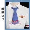 Monenjoy Cardcaptor Sakura Sakura Kinomoto Syaoran Li Summer Uniform Cosplay Costume Elementary School Uniform Sailor Suit with Embroidered Logo Anime Complete Reproduction Junior High School Uniform Ver.