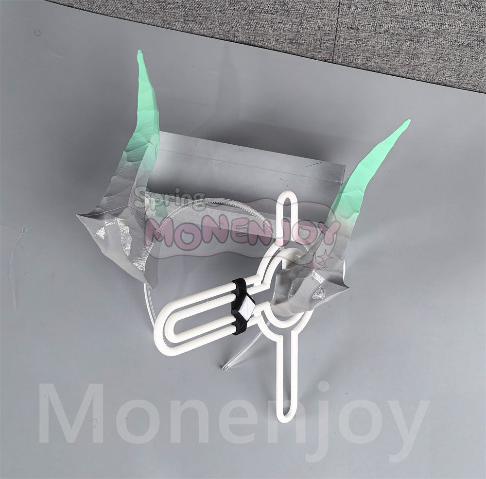 Monenjoy　エンドフィールド　ザイヒ　ヘアアクセサリー　ヘアバンド　コスプレ道具　角　アークナイツ　イベント舞台対応　PLA材質 MONENJOY