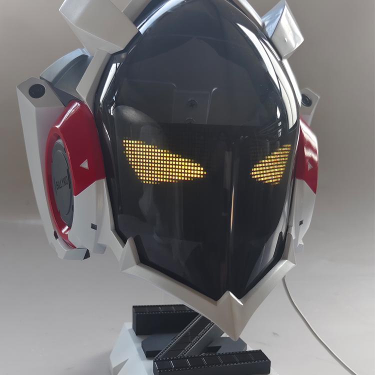 Monenjoy　ゼンゼロ ビリー 仮面 コスプレ道具 電子スクリーンVer 8表情 マスク コスプレ 小道具