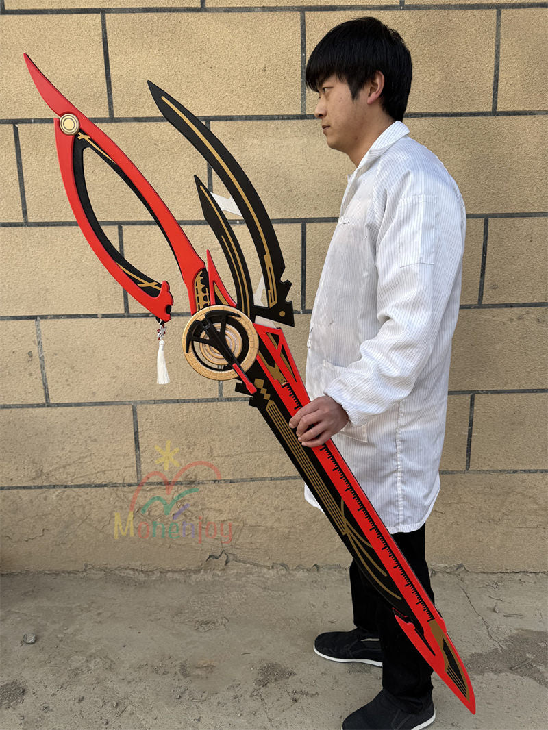 Monenjoy　鳴潮 千咲 コスプレ道具　ちさ　モチーフ武器　武器モデル　木　1.6ｍ