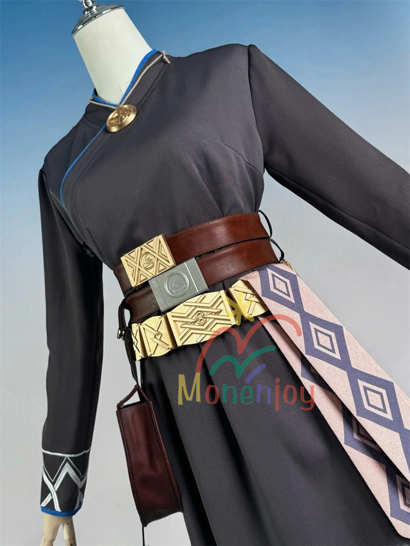 Monenjoy　アークナイツ　聖聆プラマニクス　コスプレ衣装　圣聆初雪　コスチューム　Pramanix the Prerita　イベント　仮装