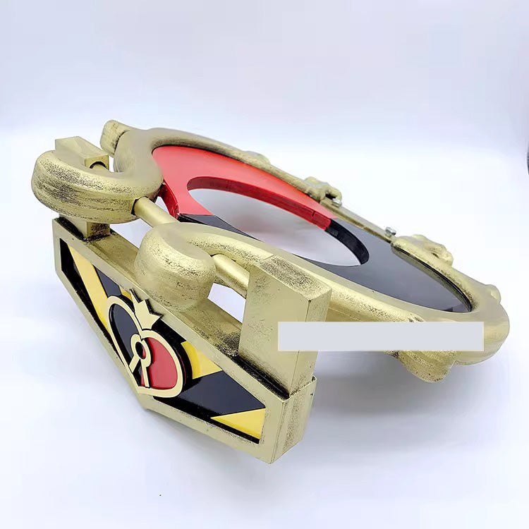 Monenjoy ディズニーツイステッドワンダーランド 　首飾り ハート型の首枷 鎖 エース・トラッポラ リドル・ローズハート PU製　撮影道具　コスチューム　イベント　仮装　ハロウィン　　コスプレ道具　 - Monenjoy