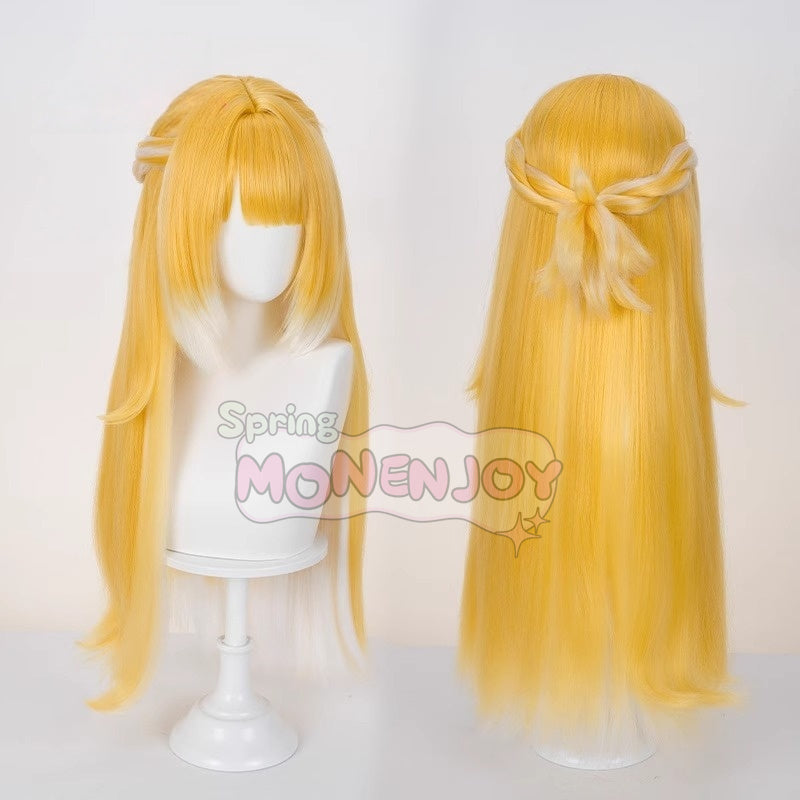 Monenjoy　ゼンレスゾーンゼロ 橘福福 　ウィッグ　フーフー　75cm　カツラ　雲嶽山の門下生　コスプレ衣装GS1421 　 - Monenjoy