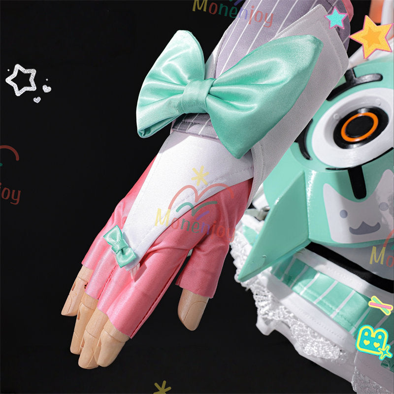 Monenjoy　ゼンゼロ アリア コスプレ衣装　ドレス　舞台服　妄想エンジェル 　ゼンゼロ／ZZZ　コスチューム　流光のアリア　仮装　天使の輪付　完全再現