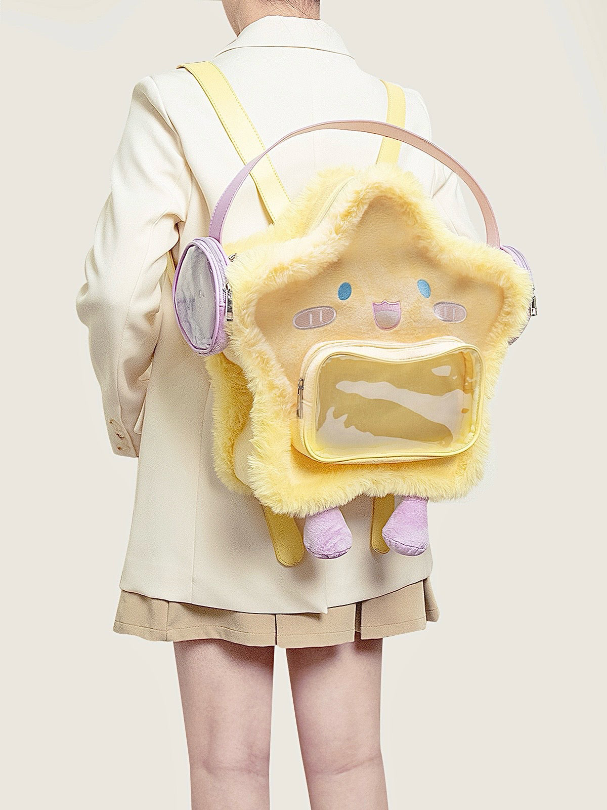 Monenjoy　恋と深空 セイヤ 星　痛バッグ　アニメ　地雷系　パンク　渋谷　原宿ファション　コスプレ　2次元　萌えグッズ　バックパック/リュック 可愛い　デザイン　装備品　アクセサリー - Monenjoy