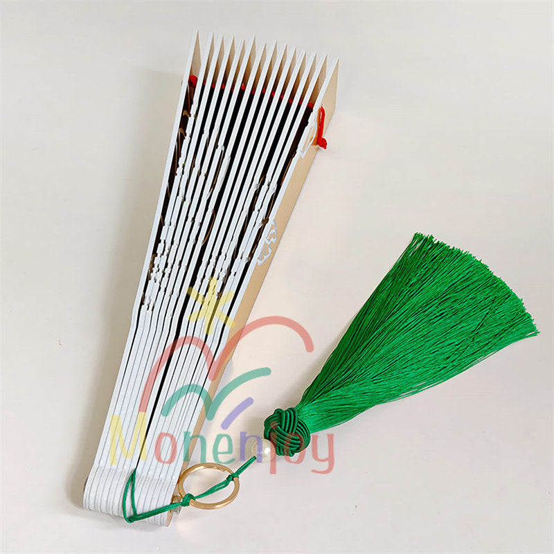 Monenjoy 鬼滅の刃 童磨 扇子 25cm コスプレ道具 武器モデル どうま