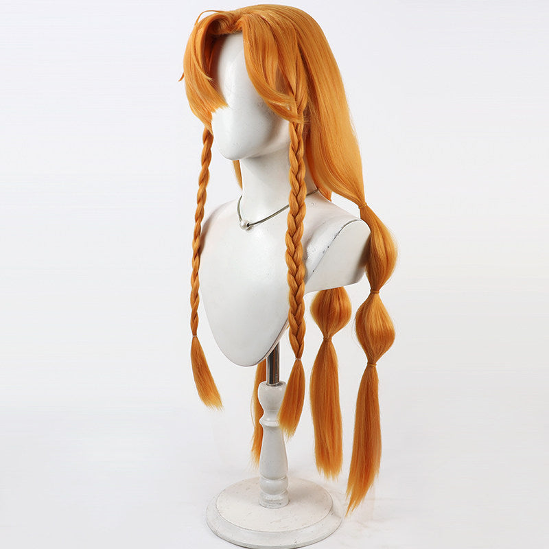 Monenjoy　鳴潮　シグリカ　コスプレ　SIGRIKA　ウィッグ 80cm　コスチューム　仮装　イベント 　鬘　耐熱ウィッグ マットシルク 自然感