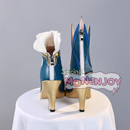Monenjoy Collapse Star Rail Cerydra Shoes Cosplay Prop Cerydra Boots Shoes Heel Boots 