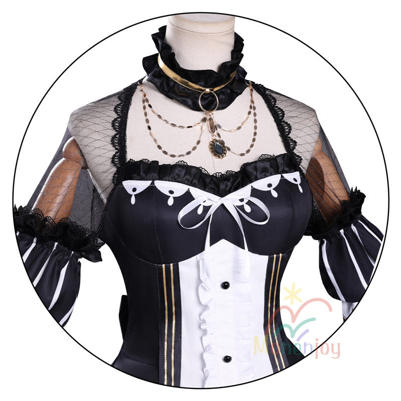 Monenjoy　魔法少女ノ魔女裁判　佐伯ミリア　コスプレ衣装　囚人番号663　ウィッグ追加可能　コスチューム