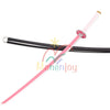 Monenjoy　鬼滅の刃 栗花落 カナヲ 日輪刀　コスプレ道具　日本刀　104cm　ピンク色　 狩り つゆり かなお　鬼殺隊の女剣士 花の呼吸 　武器モデル　レプリカ　ハロウィン