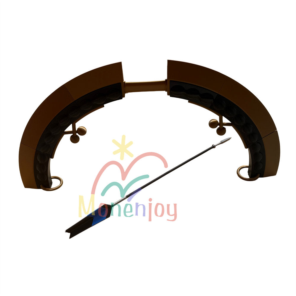 Monenjoy 超かぐや姫！ 駒沢乃依 コスプレ弓矢セット 弓 矢筒 PETG素材 80cm 本格武器プロップ MONENJOY