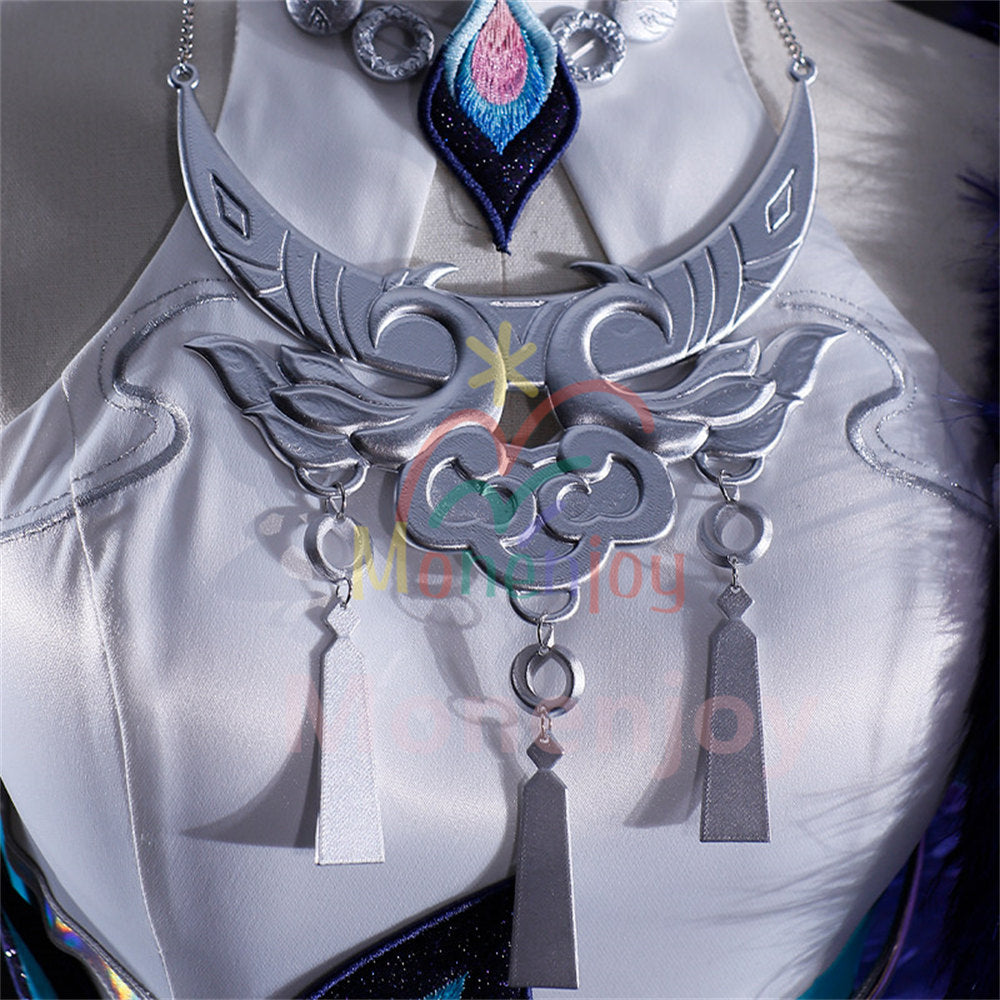 Monenjoy　 崩壊スターレイル 爻光　コスプレ衣装　Yao Guang　コスチューム　Honkai: Star Rail　金属装飾パーツ　精巧な刺繍柄　イベント　 MONENJOY