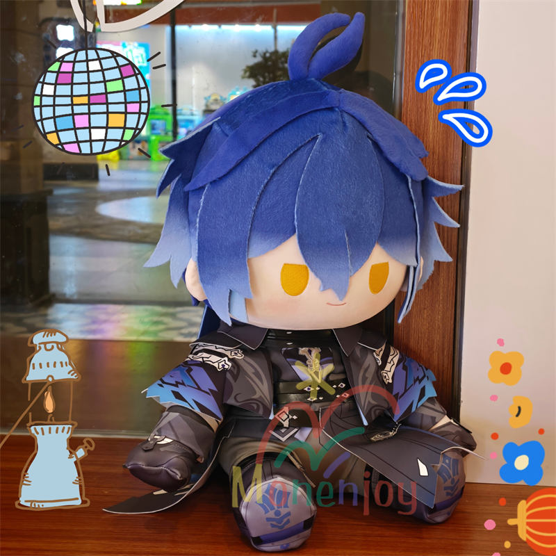 Monenjoy  原神　フリンズ  ぬいぐるみ　ぎんろう 着せ替え可能　綿人形 40cm　ぬいぐるみ　灯（座り姿勢タイプ） 同人ハンドメイドドール【予約販売・ロット別発送】 中国輸入品