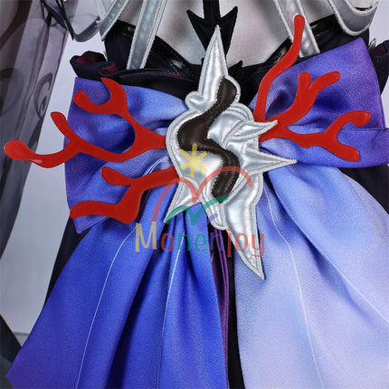 Monenjoy Collapse: Star Rail Silence Hysilens Female Knight Onparos Cosplay Costume Event Costume with Earrings