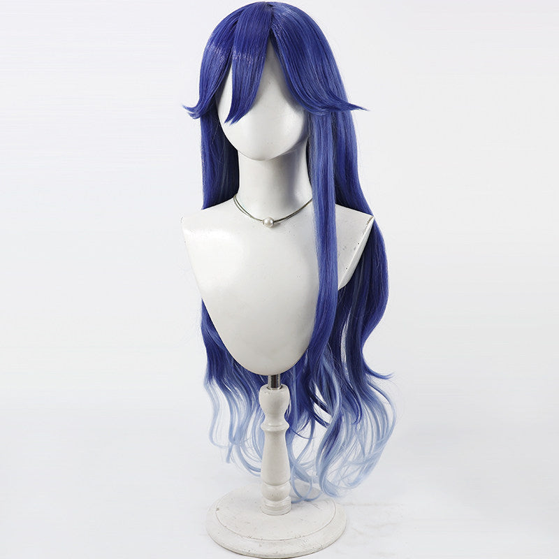 Monenjoy　鳴潮　ルシラー　90cm　コスプレウィッグ　カツラ　紫色　鬘　耐熱ウィッグ  自然な仕上がり 通気性 マットシルク 自然感　仮装 イベント/仮装に最適