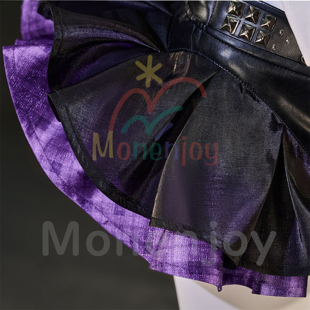 Monenjoy　ゼンゼロ 南宮羽 ラプソディ・ミューズ 　コスプレ衣装　タトゥーシール付き＋翼付　コスチューム　豪華セット　イベント MONENJOY