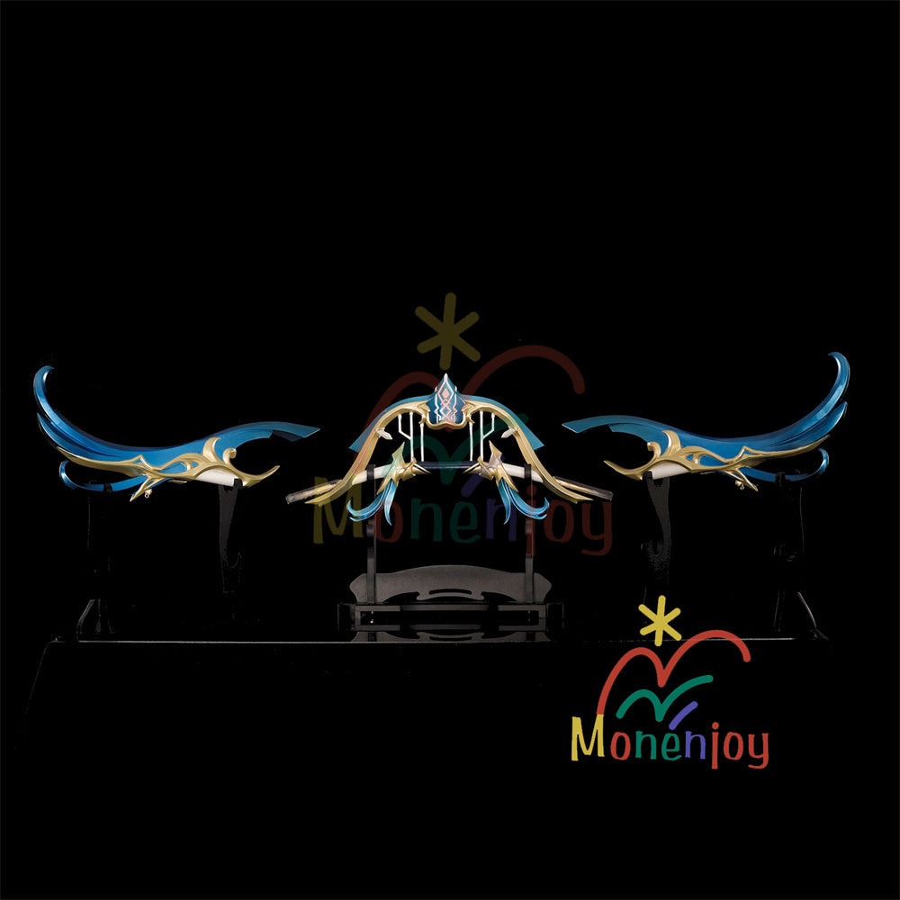 Monenjoy 原神 終焉を嘆く詩  130cm 弓 コスプレ道具　武器モデル　ウェンティ　夜蘭　オロルン