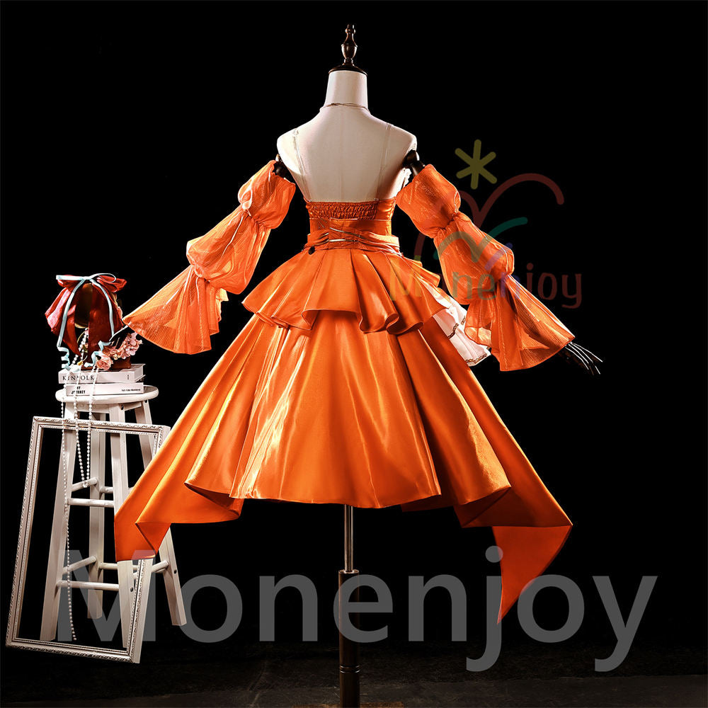Monenjoy　原神 璀夜华宴 宵宮　コスプレ衣装　洋服　ドレス　イベント　舞台服　ワンピース　 MONENJOY