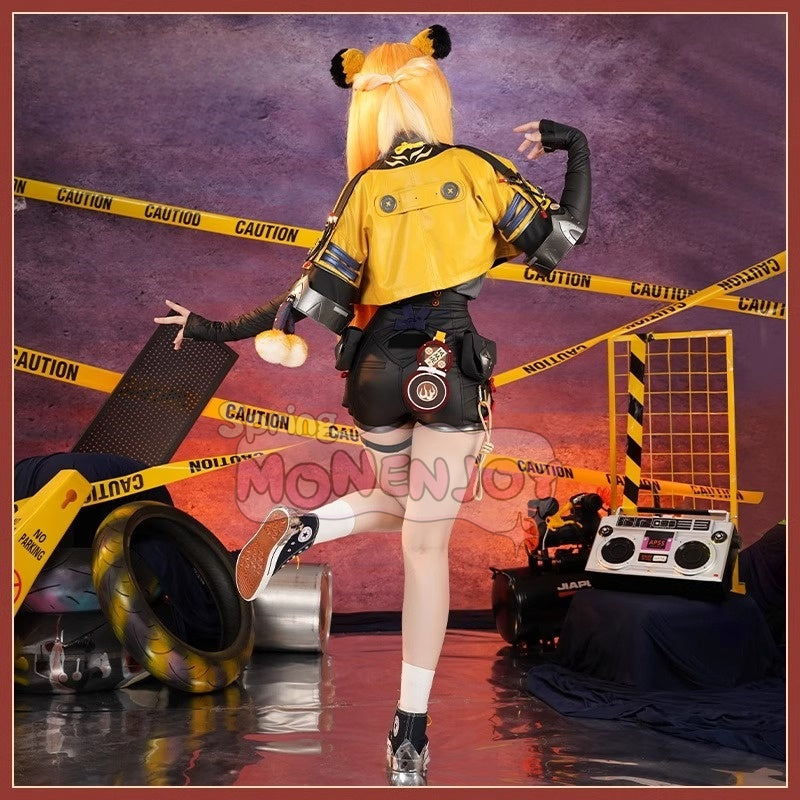 Monenjoy　ゼンレスゾーンゼロ 橘福福 　雲嶽山の門下生　コスプレ衣装 先着3名様限定：爪付き道具 - Monenjoy