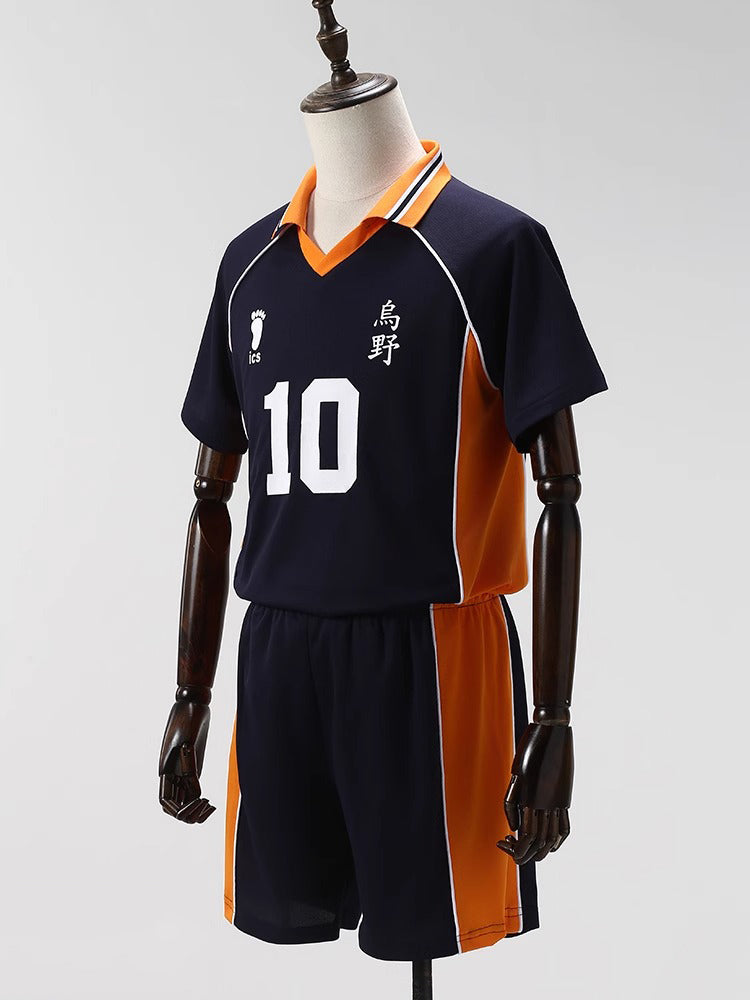 Monenjoyハイキュー!!　 烏野高校　―飛べ― 日向翔陽（ひなたしょうよう）10番 ユニフォーム　コスプレ衣装　制服　運動会 - Monenjoy