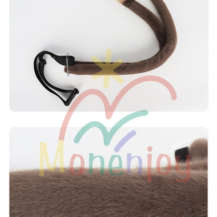 Monenjoy 原神 げんしん 綺良々 尻尾　コスプレ道具　かわいい　飾り　ふわふわ - Monenjoy