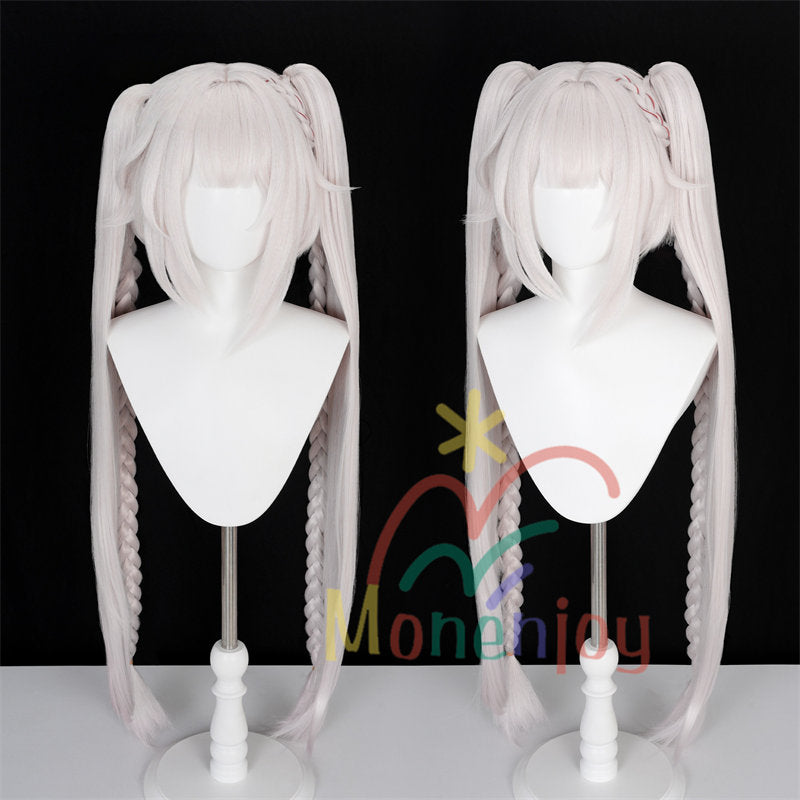 Monenjoy　崩壊スターレイル　  火花　ウィッグ　コスプレ　100cm　カツラ　鬘　アクセサリー　イベント　耐熱グラデーション