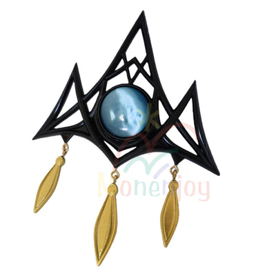 Monenjoy　アークナイツ　聖聆プラマニクス 凛御シルバーアッシュ　17cm　イヤリング　アクセサリー　髪飾　コスプレ道具