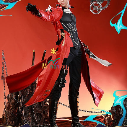 Monenjoy Collapse Star Rail x Fate [UBW] ชุดคอสเพลย์ Archer หนังเทียม Holy Grail สุดเก๋ สไตล์ Junkan/Quantum 