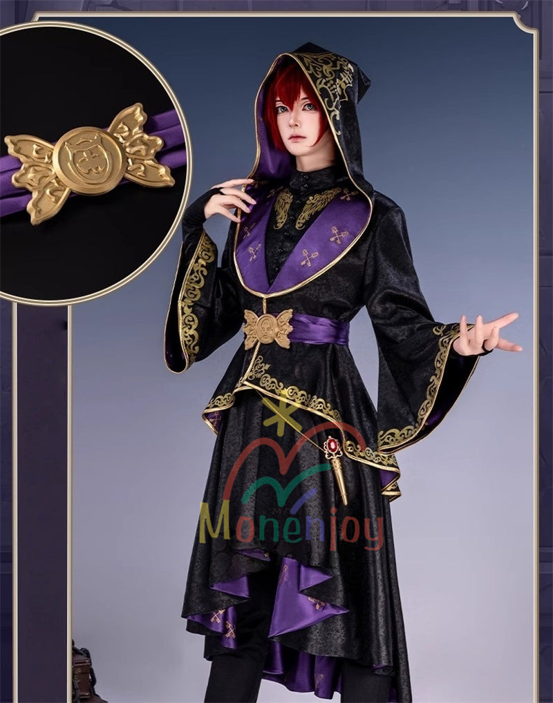 Monenjoy　ディズニー ツイステッドワンダーランド（ツイステ） レオナ エース イデア 全員 制服　ユニフォーム　ペンの道具付　式典服 コスプレ衣装