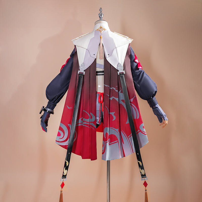 Monenjoy　鳴潮　コスプレ　丹瑾 たんきん　コスチューム　可愛い　イヤリング＋腿鞄付　ワンピース　ハロウィン　実物化　イベント - Monenjoy