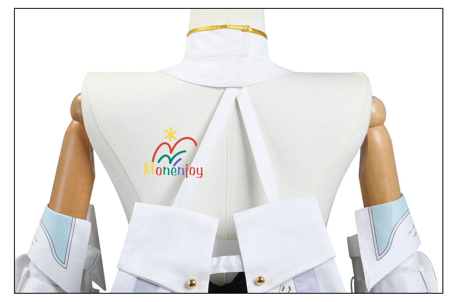 Monenjoy 鳴潮 白芷　コスプレ　びゃくし　コスチューム　ワンピース　かわいい　髪飾り＋イヤリング付 - Monenjoy