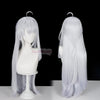 Monenjoy ゼンゼロ イーシェン 儀玄 コスプレ ウィッグ　カツラ　白色　ンレスゾーンゼロ　つげ毛　85cm　 - Monenjoy