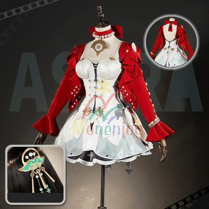 納品　Monenjoy ゼンレスゾーンゼロ アストラ・ヤオ  洋服　コスプレ衣装 　髪飾り付　コスチューム ZenlessZoneZero cosplay　GS1395