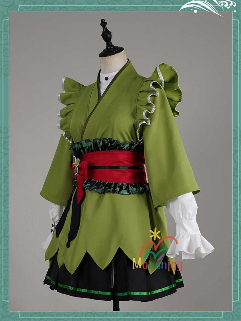 Monenjoy　前橋ウィッチーズ　新里 アズ　北原 キョウカ　三俣 チョコ　上泉 マイ赤城 ユイナ　コスプレ衣装　 メイド服　コスチューム　魔女GS1917　