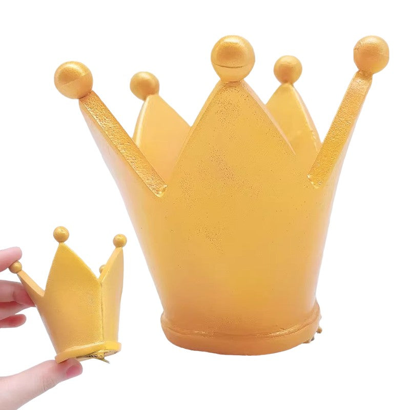 Monenjoy ツイステ コスプレ道具 リドルの王冠 リドル・ローズハート クラウン 髪飾り シャーククリップ固定 PU製　撮影道具　コスチューム　イベント　仮装　ハロウィン - Monenjoy