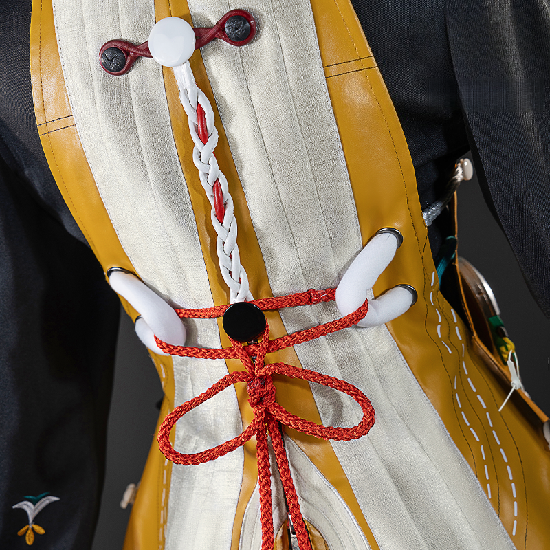 Monenjoy Zenless Zone Zero The Destination of Clouds Rin Cosplay Costume Rin-chan (New Costume) Anniversary Ver.2.0 kosu Cosplay Costume Embroidered Logo Earrings + Earrings Mount Ungaku One Piece Cosplay Costume 