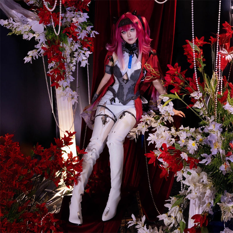 Monenjoy 鳴潮　ルパ　Lupa　コスプレ衣装　先駆ラジオEP2.4　イベント 赤色カープ　仮装　ハロウィン　コスチューム