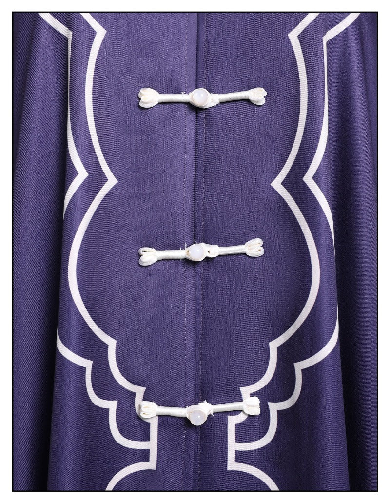 Monenjoy　サイレント・ウィッチ  モニカ・エヴァレット マント　紫色　モニカ・ノートンと　ケーツ　コスプレ衣装　七賢人　魔術師服　沈黙の魔女の隠しごとGS1916