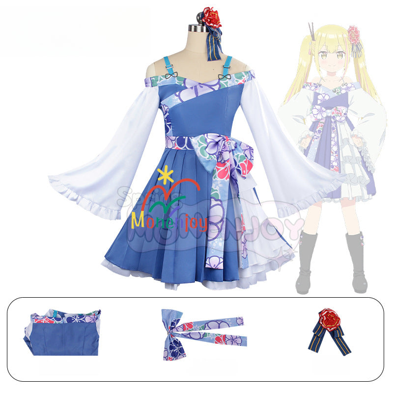 Monenjoy　TVアニメ変人のサラダボウル　サラ・ダ・オディン　コスプレ衣装　ワンピース　ドレス　SG1353 - Monenjoy