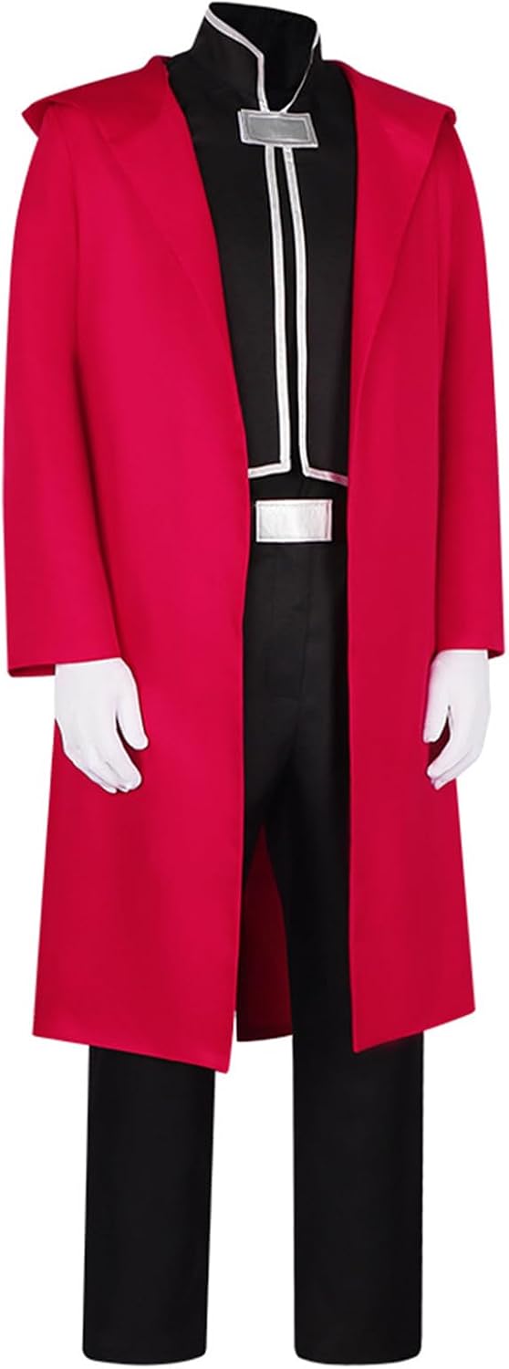 monenjoy 鋼の錬金術師師エドワード コスプレ エドワード・エルリック コスチューム ハガレン COS 学園祭 ハロウィン 舞台衣装 撮影 - Monenjoy