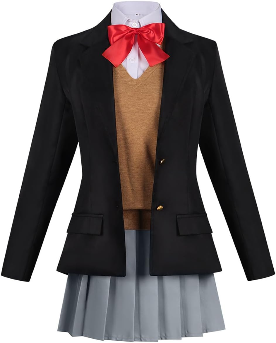 Monenjoy 2.5次元の誘惑 橘美花莉 コスプレ衣装　JK服 高校服 ユニフォーム　cosplay ハロウィン クリスマス 仮装 イベント スカート - Monenjoy