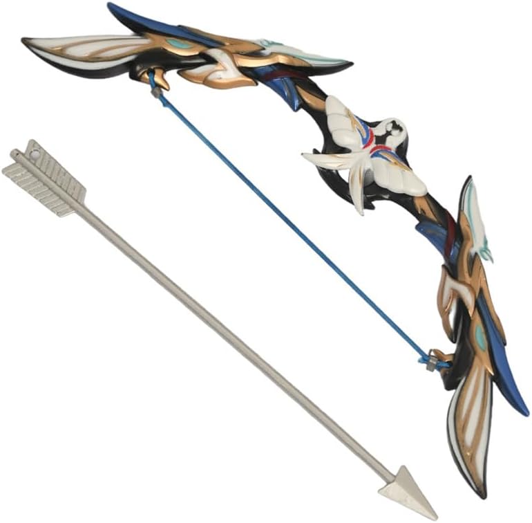 Monenjoy 原神　ミニチュア フィヨルドの歌 フータオ(胡桃) モデル 槍 長柄武器 22cm ミニ武器 おもちゃ 卓上装備品 コスプレグッズ 1/6ver 合金製 塗装済み完成品フィギュア周 - Monenjoy