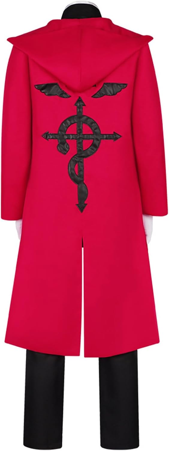 monenjoy 鋼の錬金術師師エドワード コスプレ エドワード・エルリック コスチューム ハガレン COS 学園祭 ハロウィン 舞台衣装 撮影 - Monenjoy